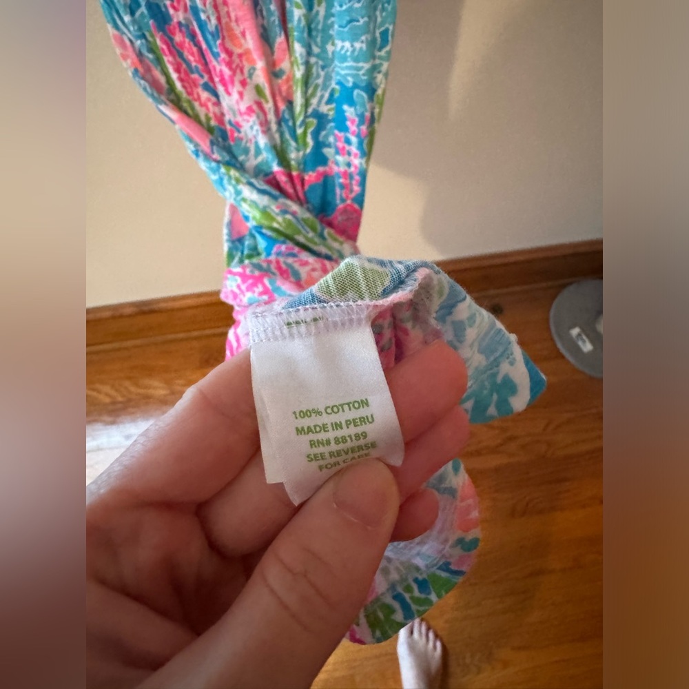 Lilly Pulitzer Bright Floral Tank Lets cha cha Maxi Dress - Picture 8 of 10